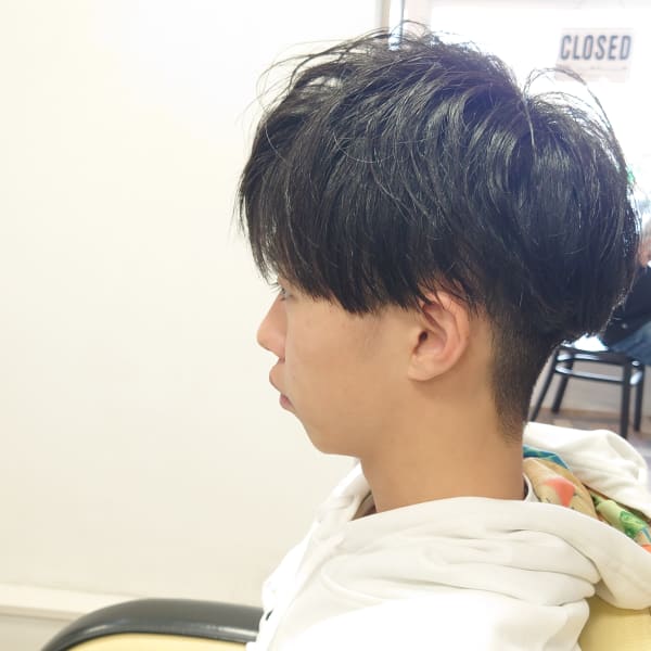 マッシュ×ツーブロック