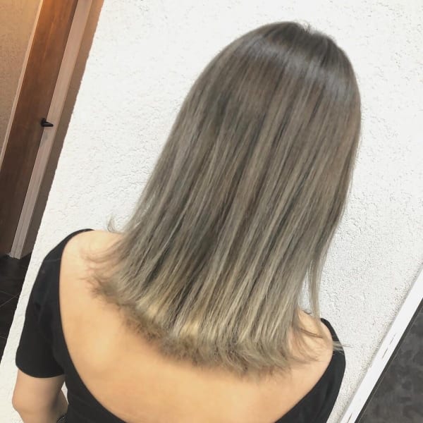 バレイヤージュロングベージュ所沢小手指