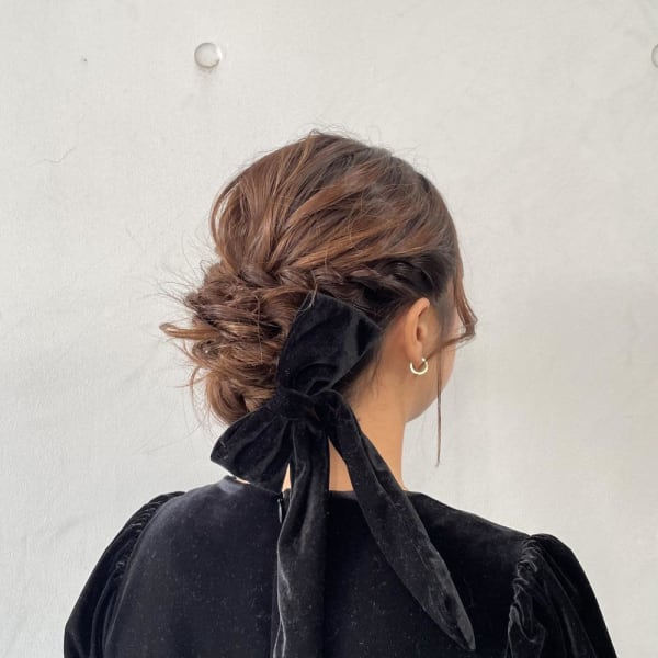 結婚式お呼ばれヘア/アップ/ドレスヘア/横浜ヘアアレンジ