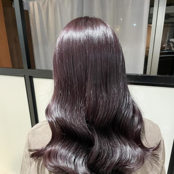 ブリーチなしラベンダー