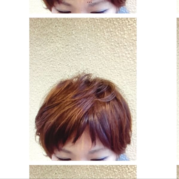 ショートレイヤー×アプリコットカシス