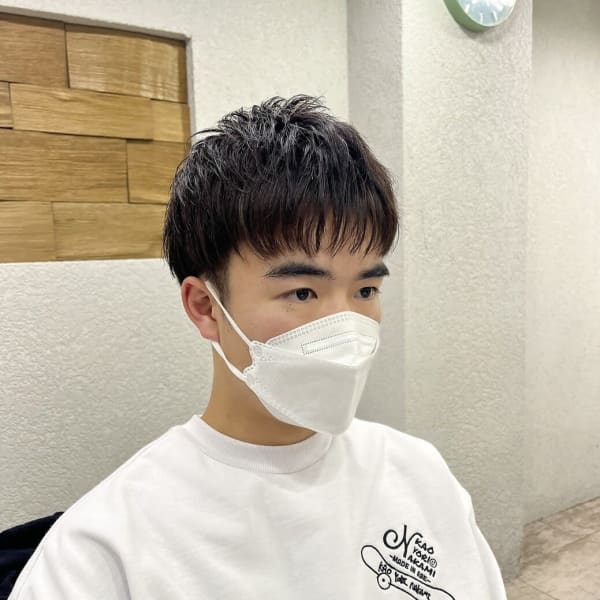 メンズツーブロックショート刈り上げ所沢新所沢