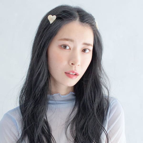 韓国風ヘアピンアレンジ