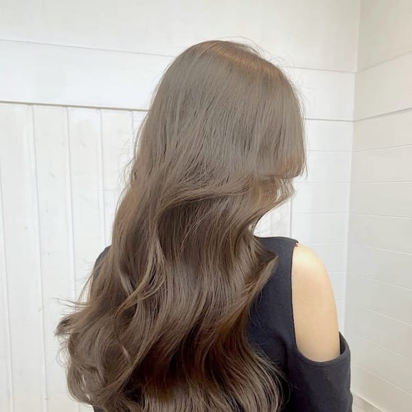 大人レイヤーくびれヘアブロンドベージュブロンドベージュ渋谷