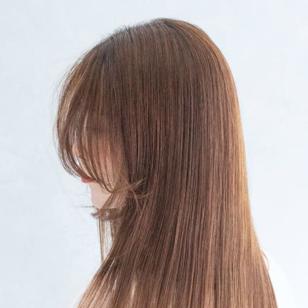 プレミアムストレート×ハイライトカラー