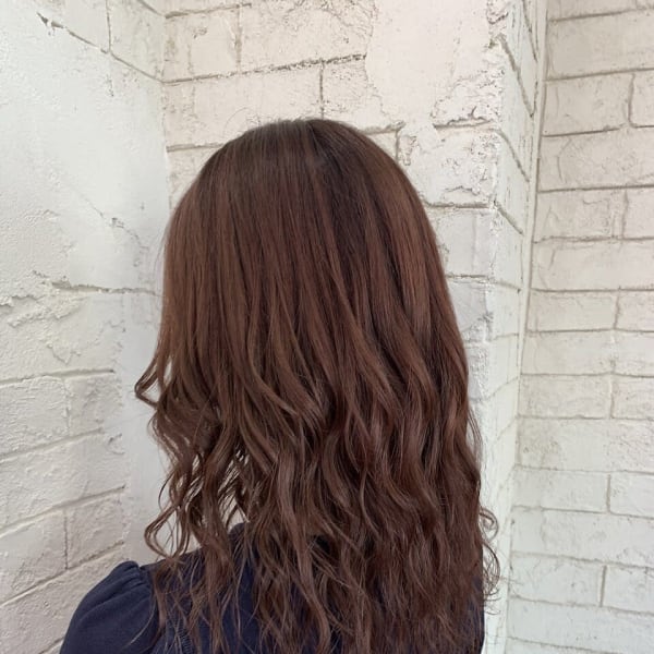 オレンジブラウンベージュロング10代20代30代所沢