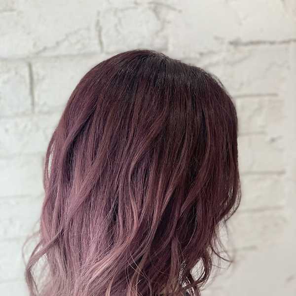 ピンク×ホワイトピンクグラデーションカラーロング所沢