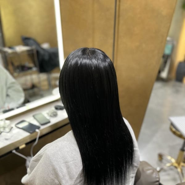 イメチェン！黒髪ロングヘアー