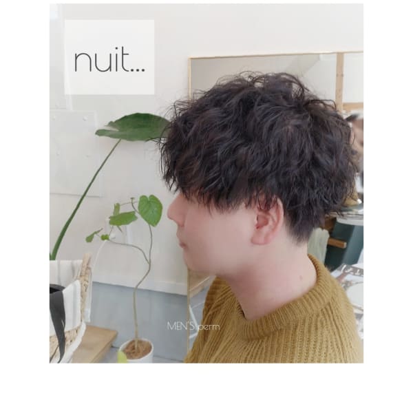 MEN'S perm|hair  and  eyelash    nuit...