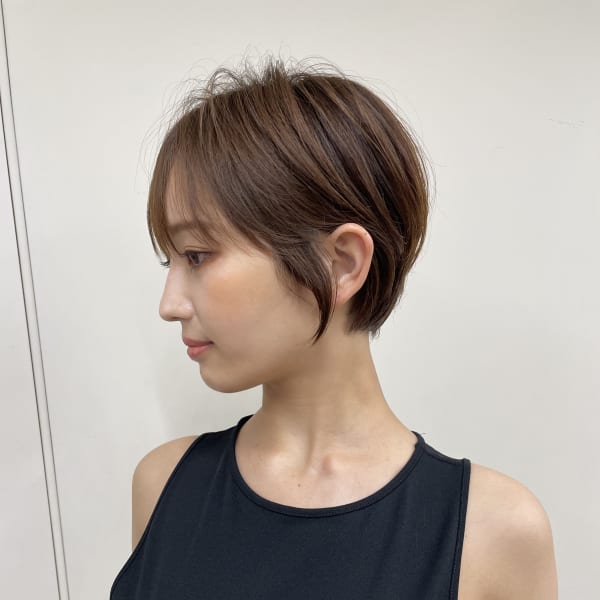 ショート/前髪カット/レイヤーカット/黒髪/髪質改善[池袋]|Lond soleil 池袋