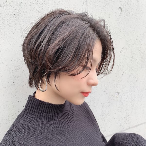 ショート/前髪カット/レイヤーカット/黒髪/髪質改善[池袋]|Lond soleil 池袋