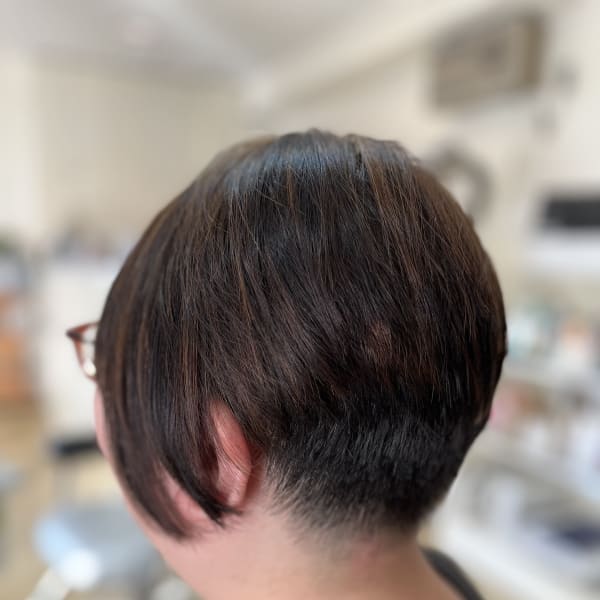 アシンメトリー×ツーブロック