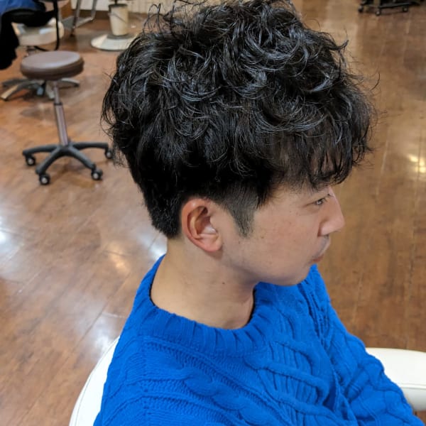 メンズスパイラルパーマ|mode Factor designer's salon