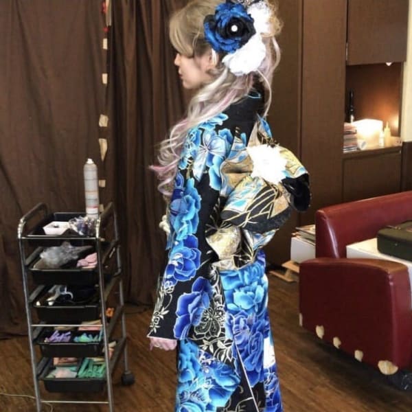 着付け+振袖+ヘアセット hair make rattan