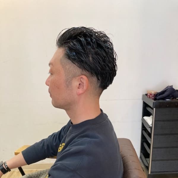 お客様髪質改善データ920(ツーブロックショート)