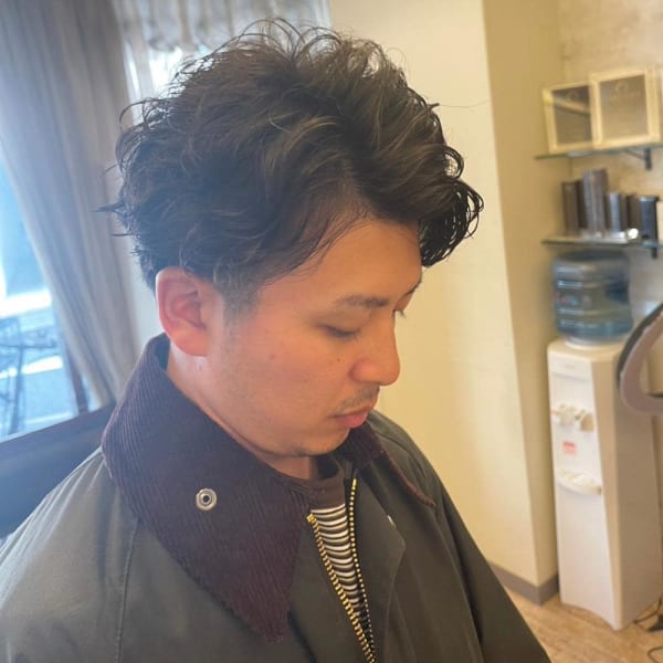 20代30代40代メンズアップバング清潔感爽やかビジカジ