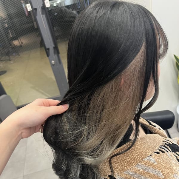 ブリーチしてインナー!