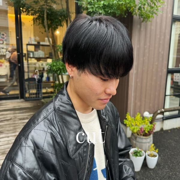 韓国風メンズマッシュ