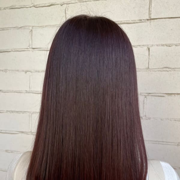 髪質改善　縮毛矯正　ブラウンカラー　ストレート　二子玉川|atelier mim