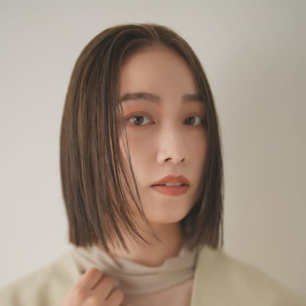 大人ボブ×ベージュ|soin de brace大日店ミルボン認定髪質改善サロン