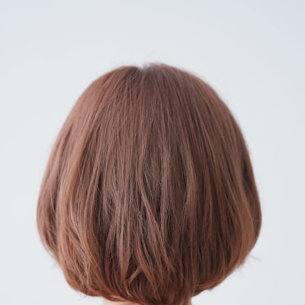 モカブラウン×ショートボブ|soin de brace 高の原店