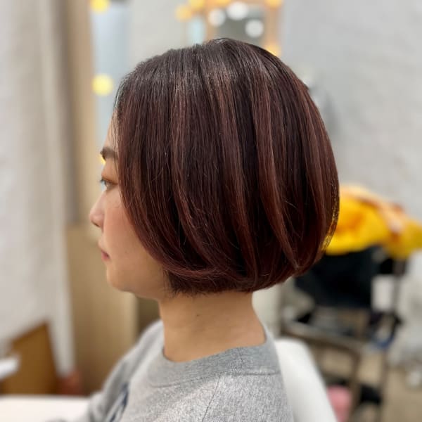 ハイライトボブスタイル☆