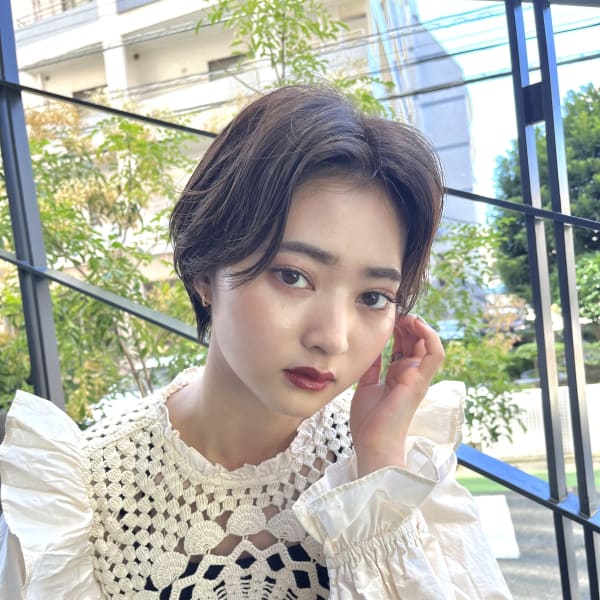 福岡天神赤坂】20代30代40代/センター分けショート