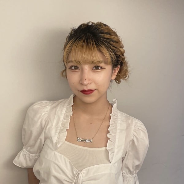 ふわふわ巻きツインお団子