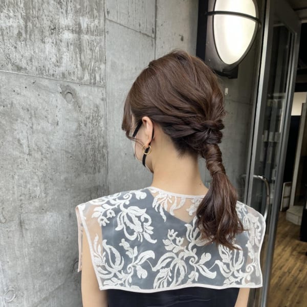 成人式ヘア　ヘアセット　ヘアアレンジ