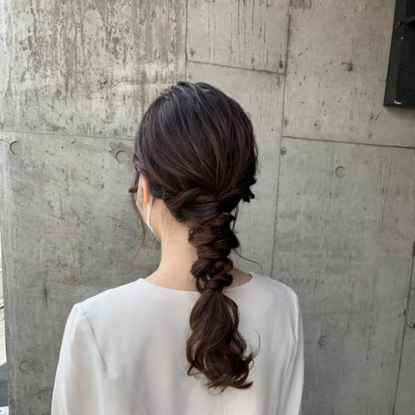 成人式ヘア　ヘアセット　ヘアアレンジ