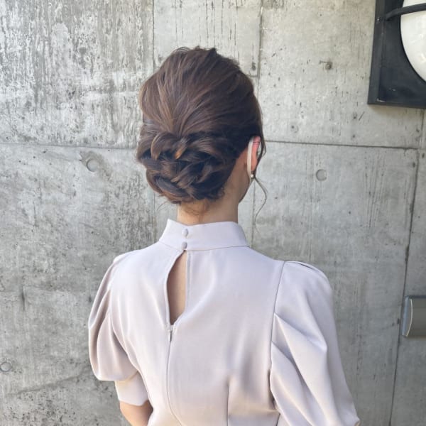 成人式ヘア　ヘアセット　ヘアアレンジ