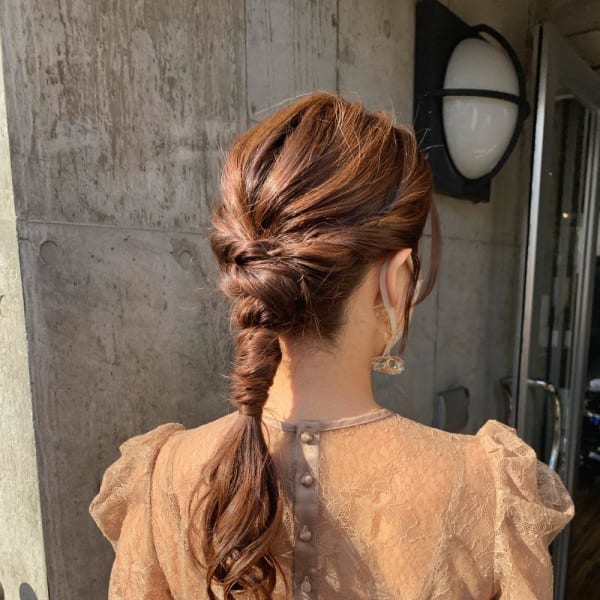 成人式ヘア　ヘアセット　ヘアアレンジ