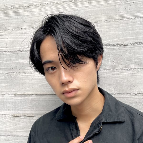 波巻きスパイラルパーマツイストスパイラルパーマメンズマッシュ