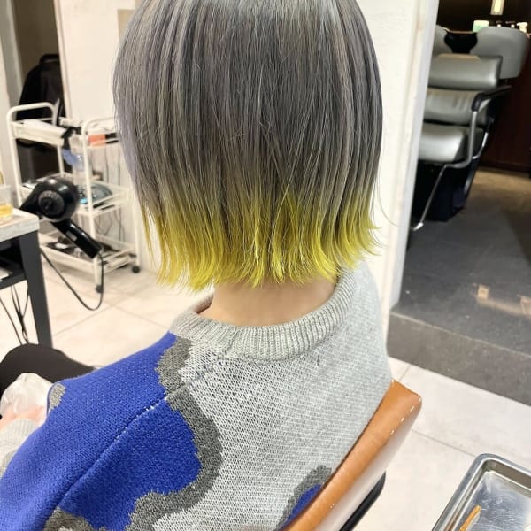 10代20代人気ブリーチカラー