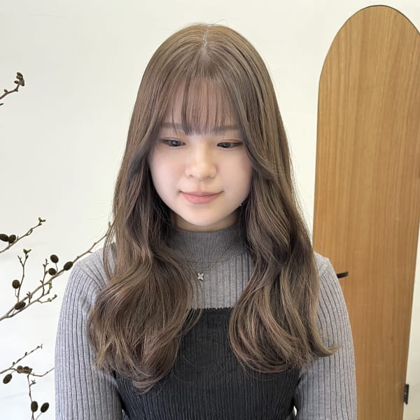 milk tea beige/ブリーチなしダブルカラー|Swag