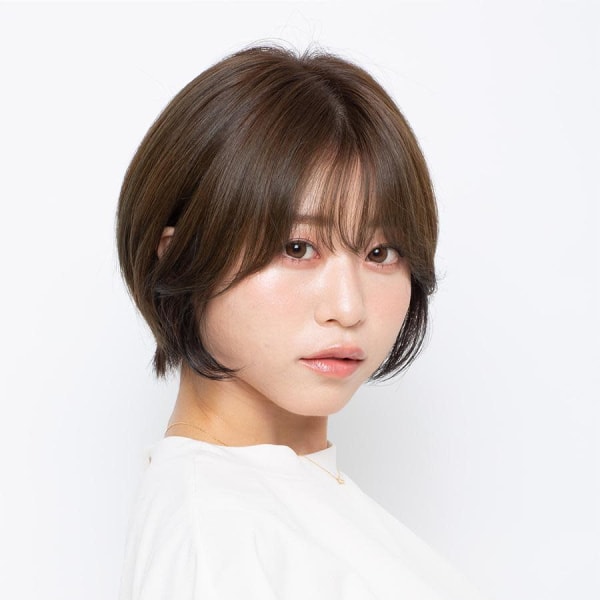 透明感エメラルドショート