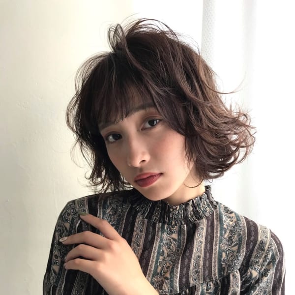 【秋カラー】【モテ髪】【似合わせ】【ミディアム】【和歌山】|Lafesta HAIR 和歌山駅前店