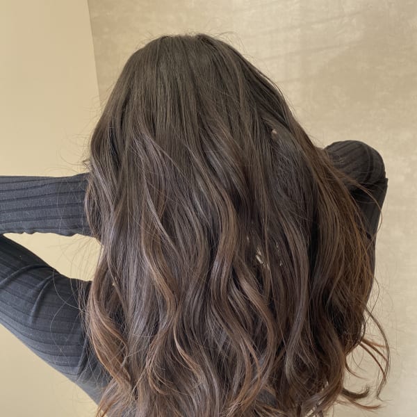 髪質改善トリートメント×コテ巻きロング