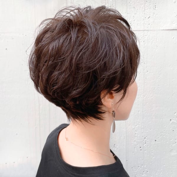 ショート×ナチュラルカール