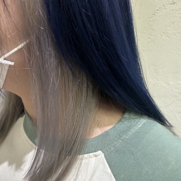ブリーチダブルカラー/ゆるふわ/透明感カラー/イルミナカラー