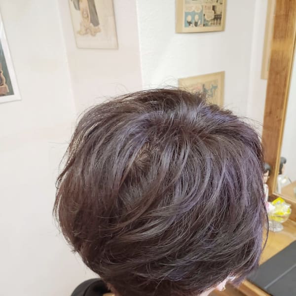 【脱白髪染め】ショート