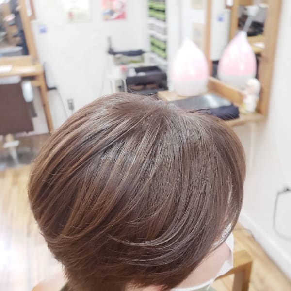 【脱白髪染め】ショート