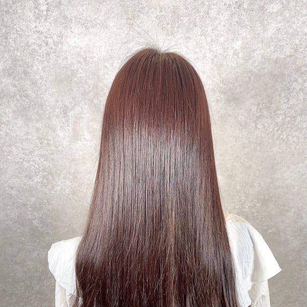 【髪質改善】【ストレート】【縮毛矯正】【バイオレット】