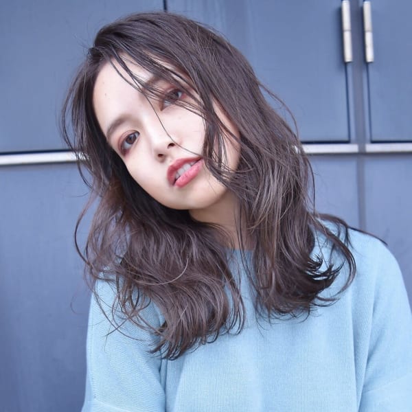 外国人風☆ブルージュフラッフィウェーブ