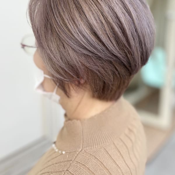 ミセスのハイトーン白髪染め♪【白髪ぼかし】