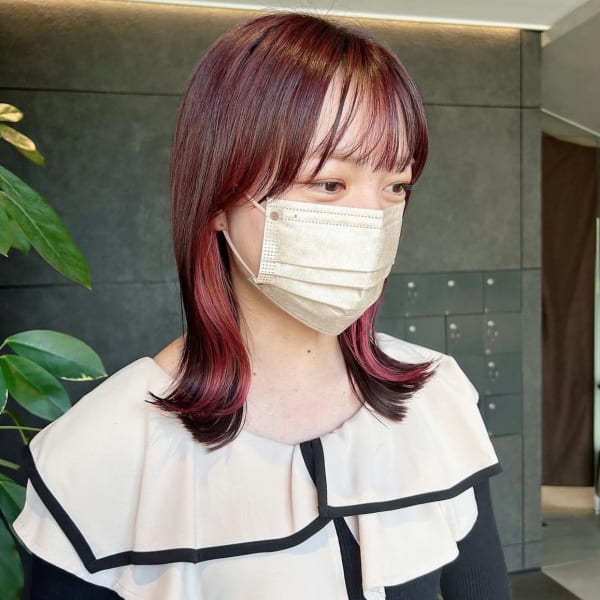 暖色イヤリングカラー