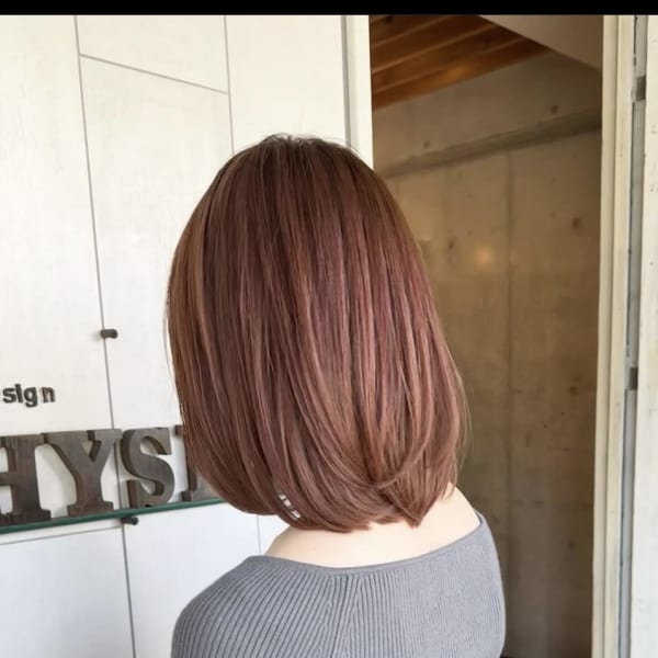 オレンジピンクカラー