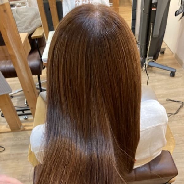 お客様髪質改善データ961（ウォームブラウン）