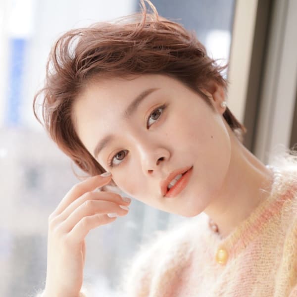 リバースアップバングショート