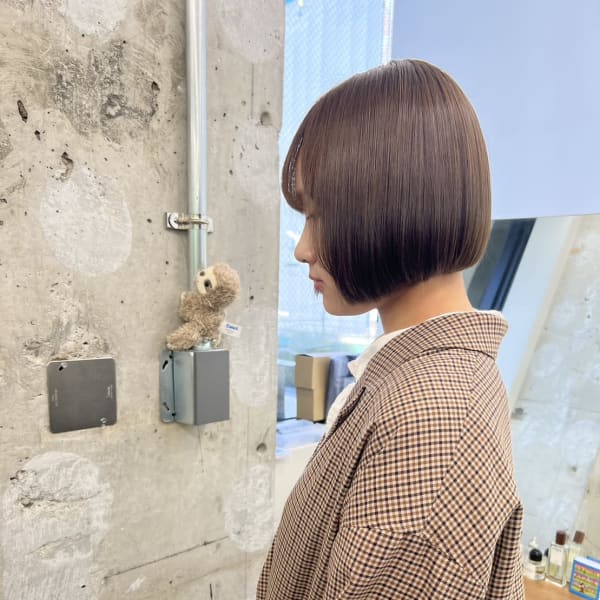 ◆ショートボム/ミニボブ/髪質改善/TOKIOトリートメント|【ヘアケア特化型サロン】newi 梅田